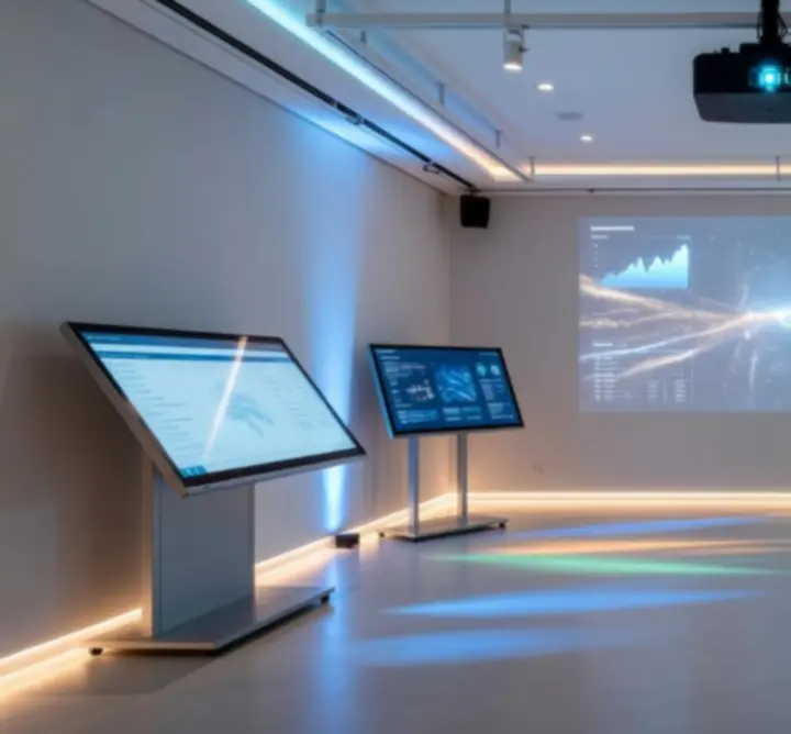 Modern technikával felszerelt rendezvénytér hangosítással és vetítéssel